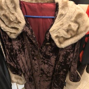 Vintage velveteen coat